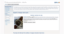 Desktop Screenshot of classicwatch.com